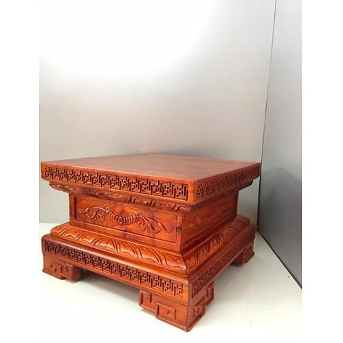 Kỷ kê tượng , đế kê tượng ( gỗ hương vân đá )phun sơn PU đẹp