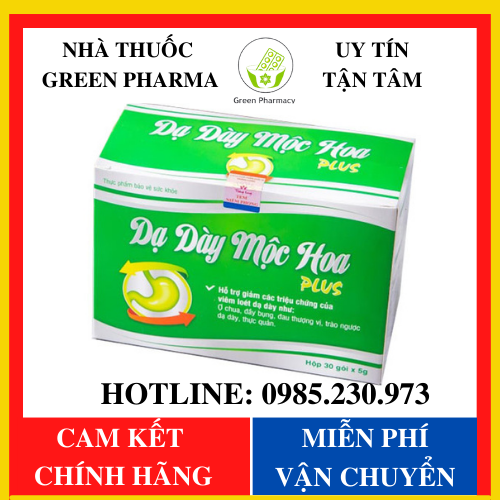 Dạ dày mộc hoa plus - green pharma 1