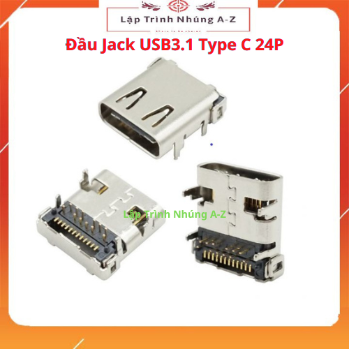 Đầu jack usb3.1 type c 24p