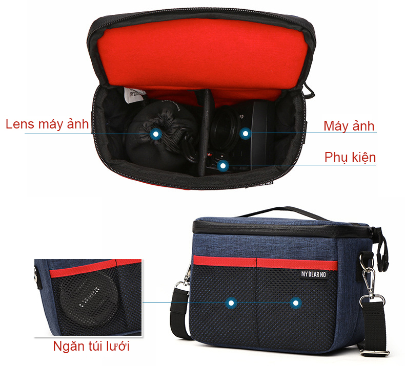 [HCM]Túi máy ảnh thời trang mini My Dear No