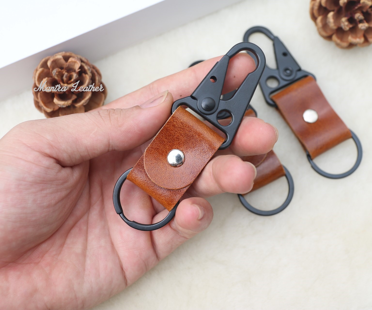 [HCM]Móc Khóa Da Càng Cua Handmade