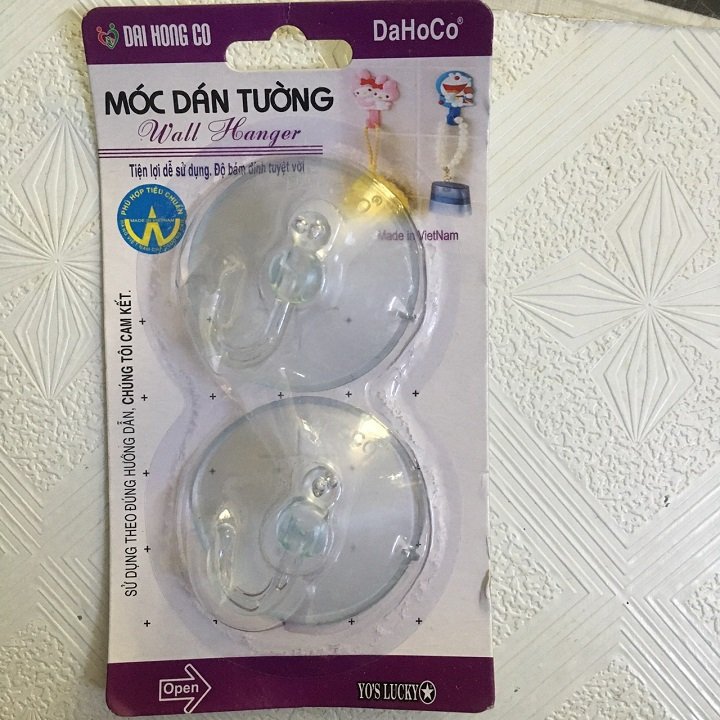 MÓC TREO. Loại hít lên mặt kính, gạch phẳng, treo đồ nhà tắm, nhà bếp tiện dụng không cần dán hay đóng đinh. th 176. 684