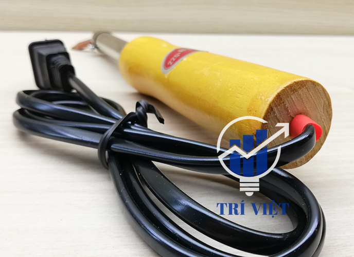 [HCM]Mỏ Hàn Chì Hỏa Tiễn 60W Cán Gỗ + Tặng Chì Hàn