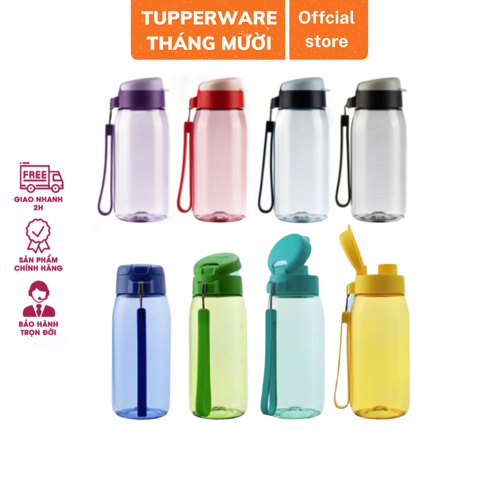 Bình nước Tupperware Lohas Flask 550ml