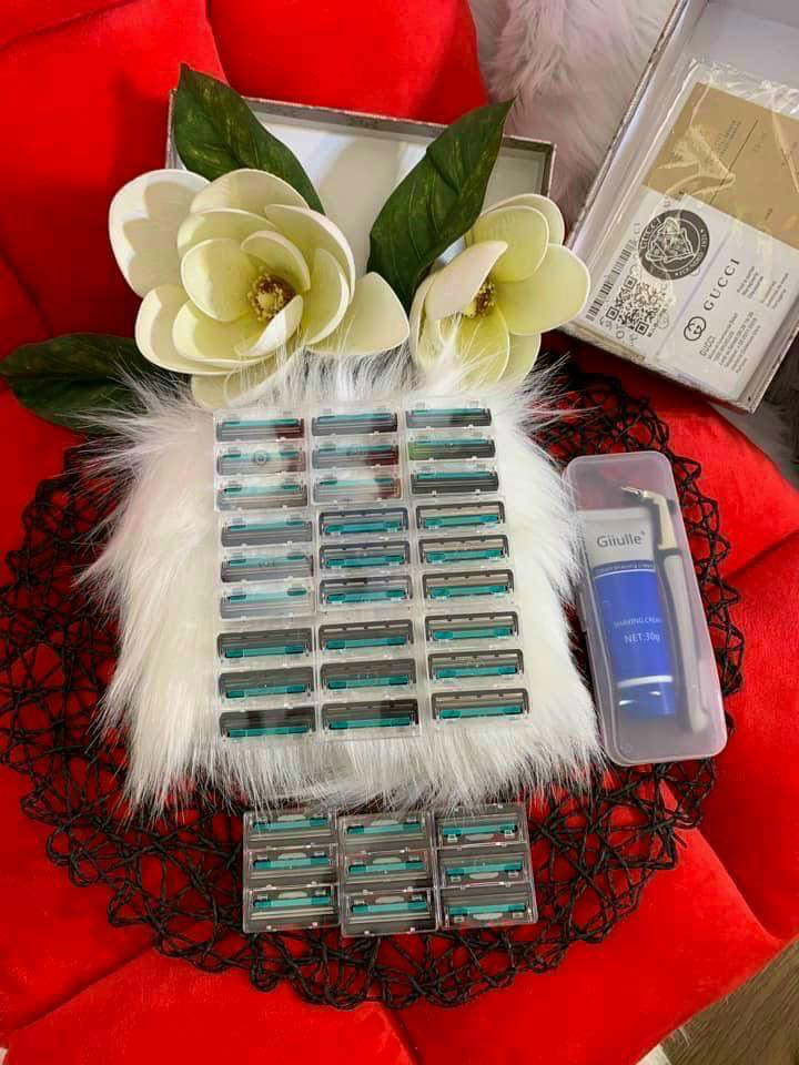 SÉT DAO CẠO RÂU + 36 LƯỠI DAO