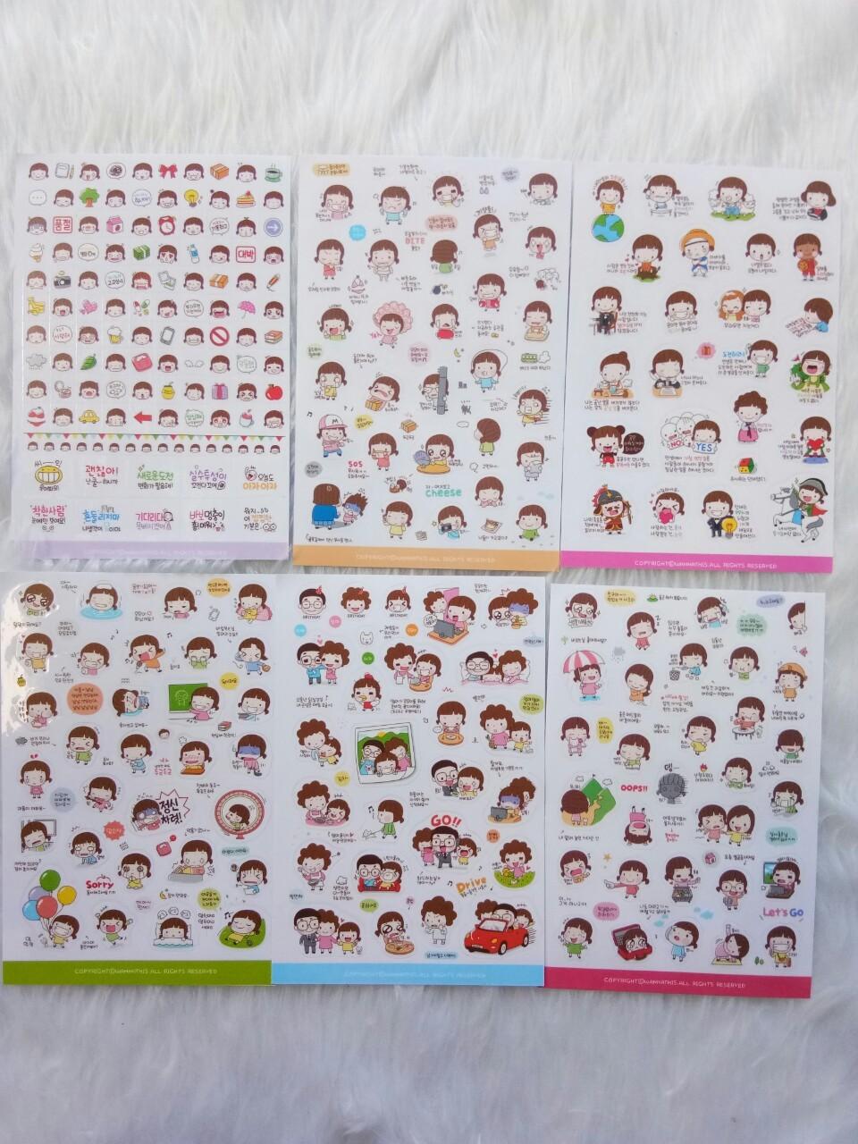 [HCM]Set 3 tấm Sticker L1 giá 10K