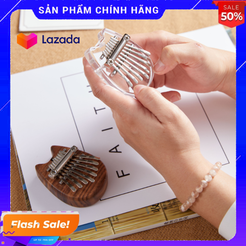 Đàn kalimba 17 phím tặng stick màu và búa chỉnh âm GECKO276