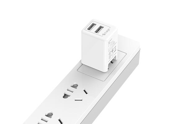 Sạc điện thoại Orico USB 2 cổng 2.4A WHA-2U-WH