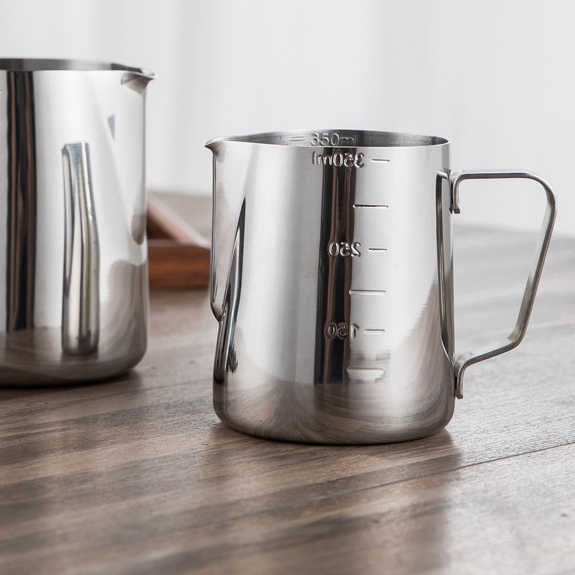 [HOÀN TIỀN MAX 6%][HCM]Ca đánh sữa inox có vạch chia 350ml