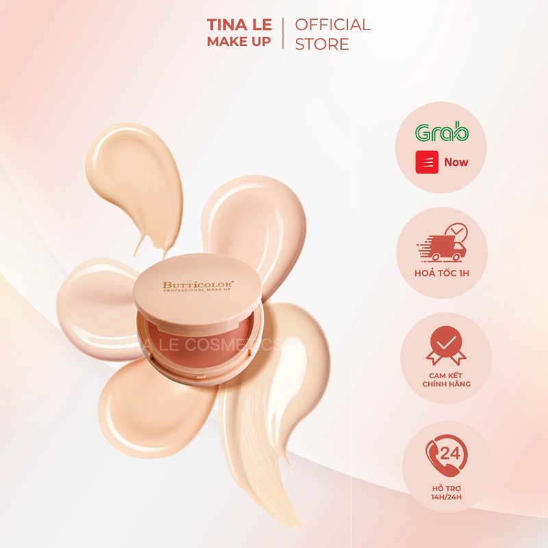 Kem nền siêu tốc che khuyết điểm Butti Color / kem nền thách thức mọi khuyết điểm và cho lớp nền căng mọng