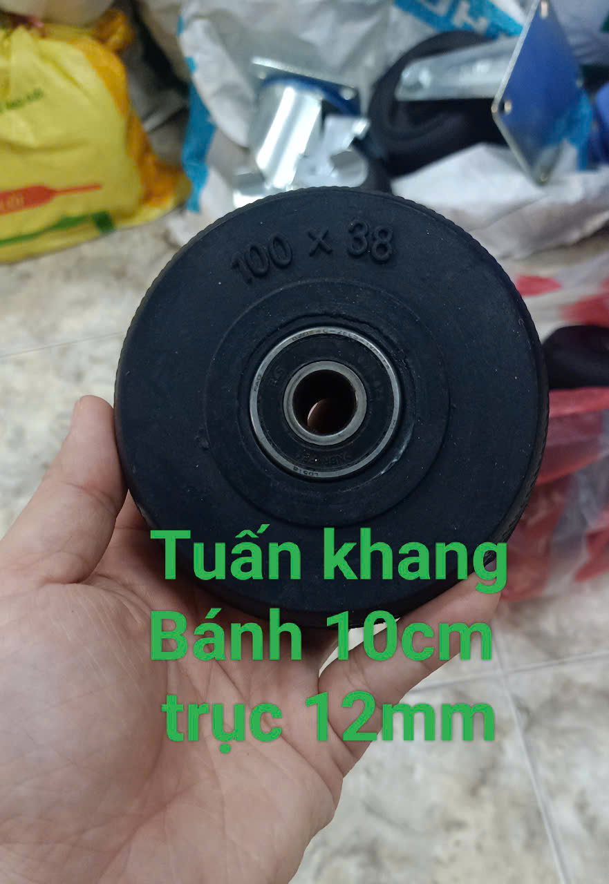 Bánh xe đẩy phi 100 có vòng bi