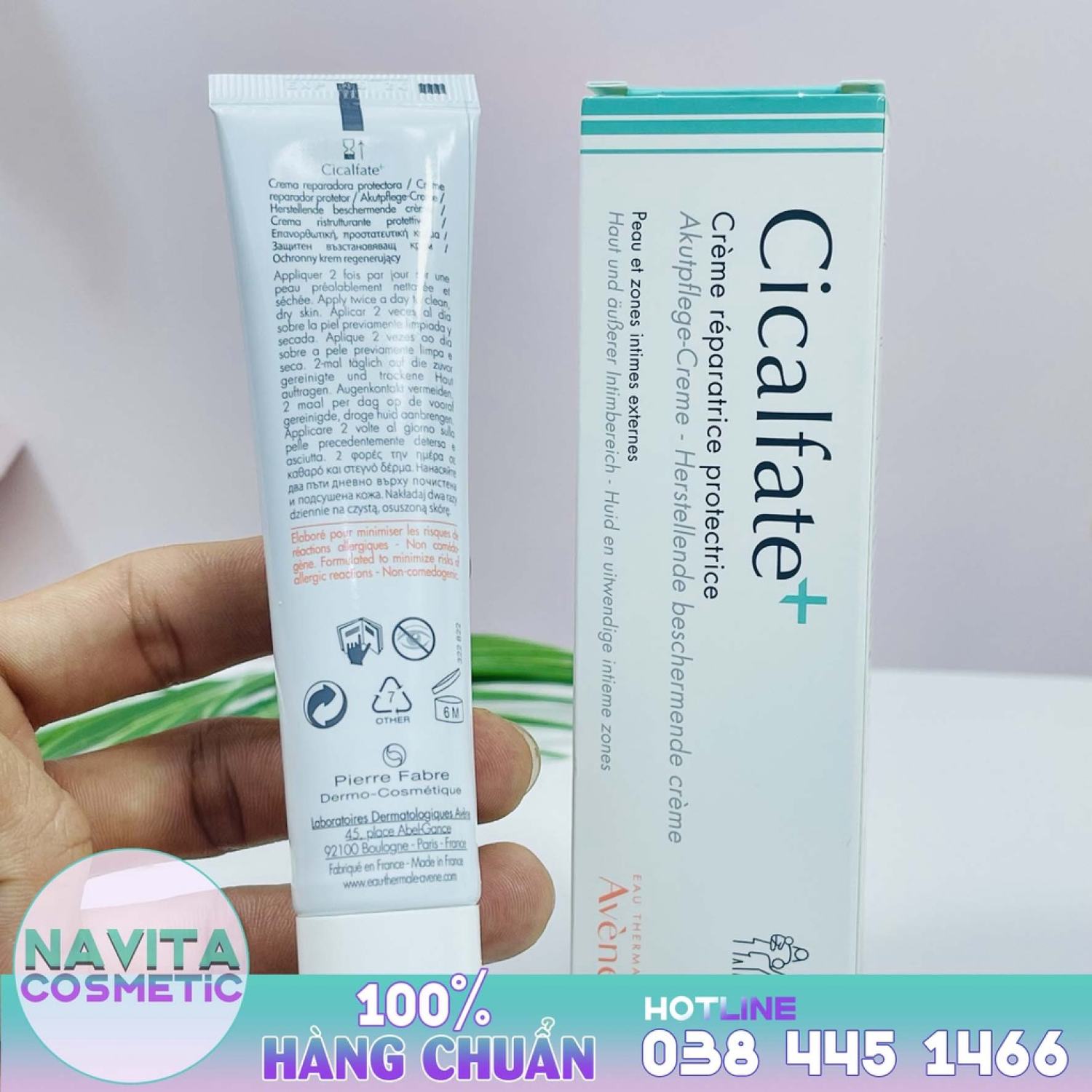 Kem Phục hồi, dưỡng ẩm Avene Cicalfate của Pháp (40ml)