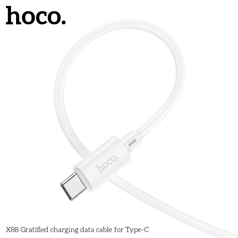 HoCo 1m 2m super fast 3a type C charging cable-original Android USB to type C charging cable
