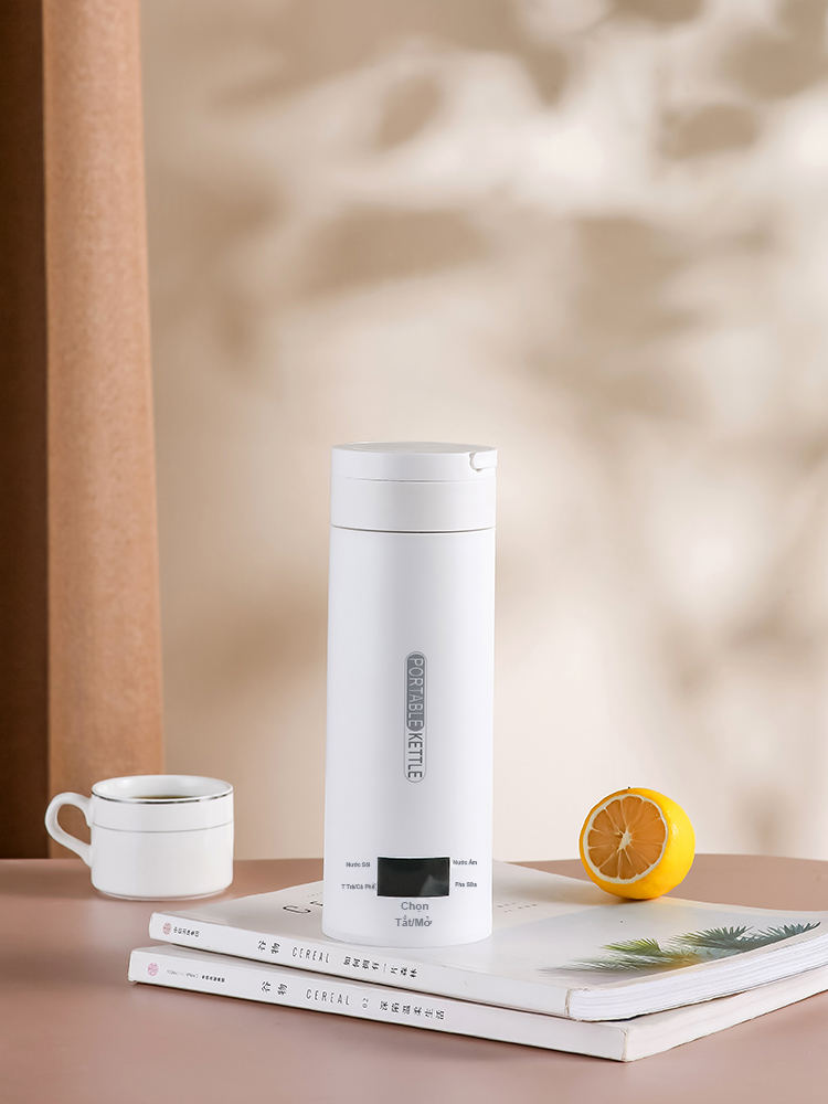 Bình đun nước siêu tốc mini du lịch đa năng 450ml
