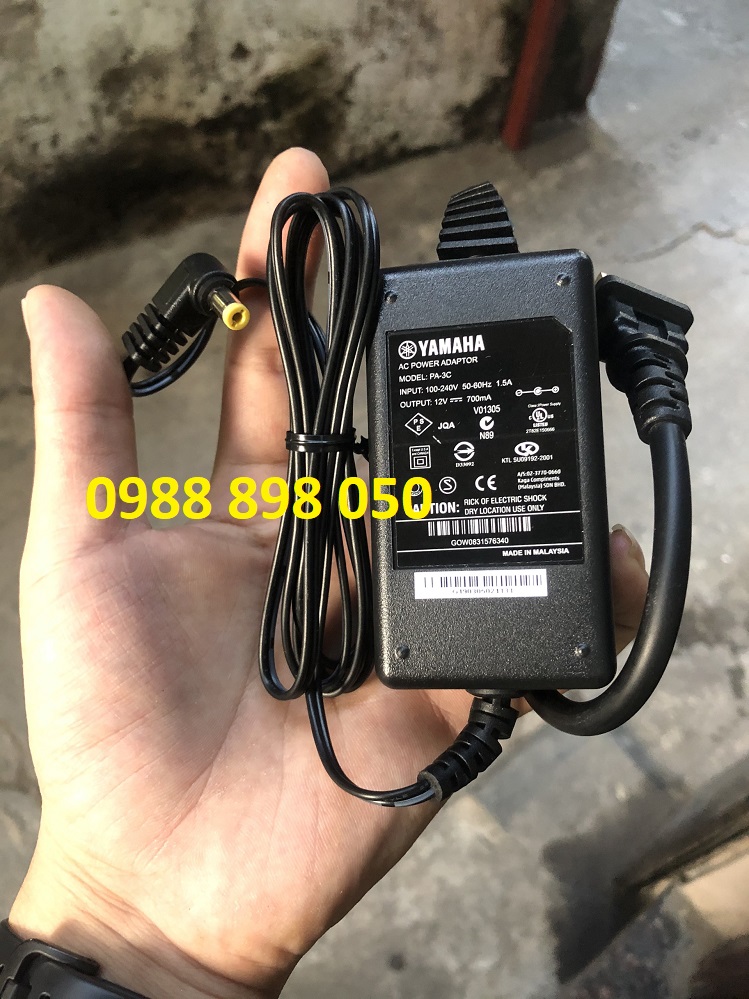 cục nguồn đàn organ yamaha 12v 700ma