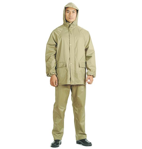 Bộ Quần Áo Mưa Vải Dù Size XXXL Vàng Chống Thấm Cao Cấp