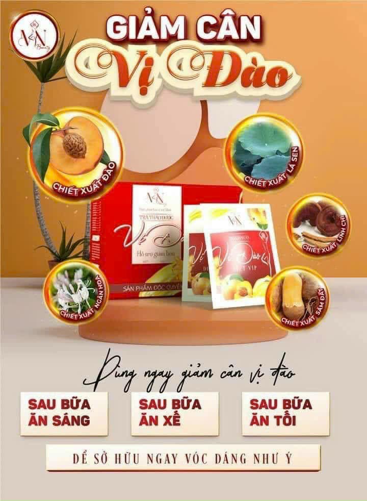 [Giảm cân] TRÀ GIẢM CÂN VỊ ĐÀO ĐÔNG ANH ( hàng chính hãng)