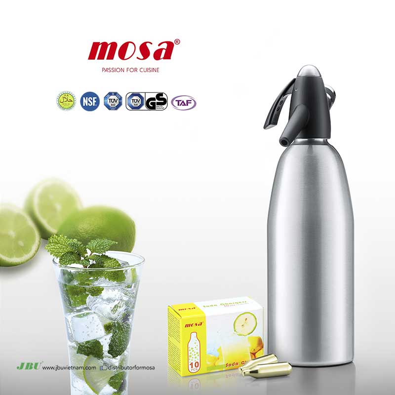 Bình làm soda SODA SIPHON MOSA (aluminium)