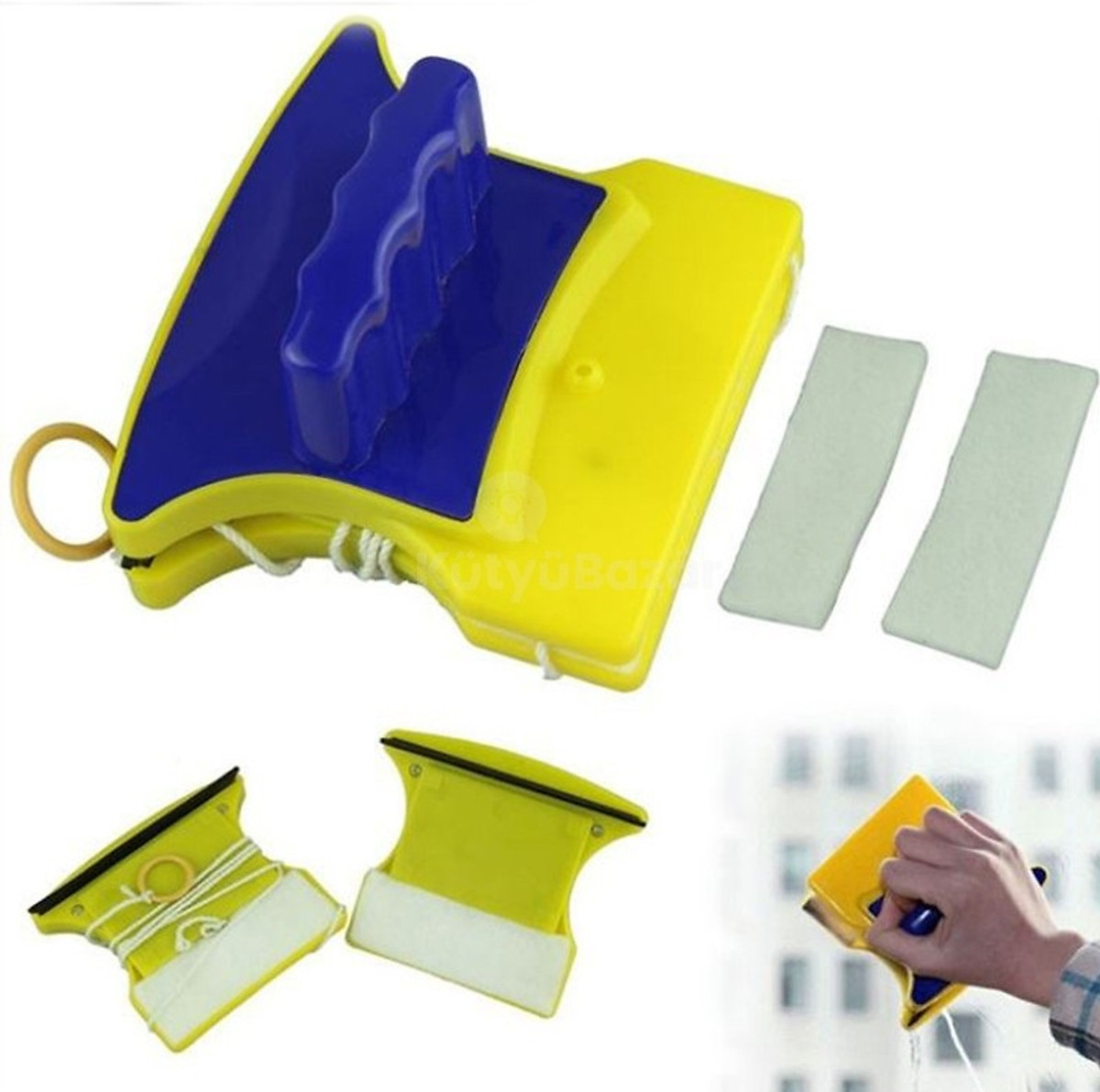 Dụng Cụ Lau Kính 2 Mặt Tiện Dụng