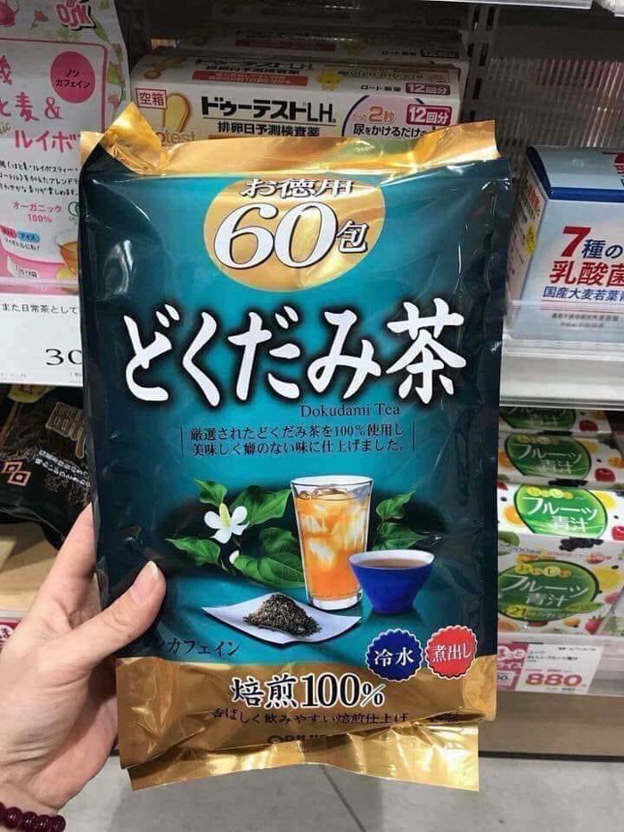 Trà Diếp Cá Thải Độc Orihiro Dokudami Tea - Nhật Bản (60 Gói)
