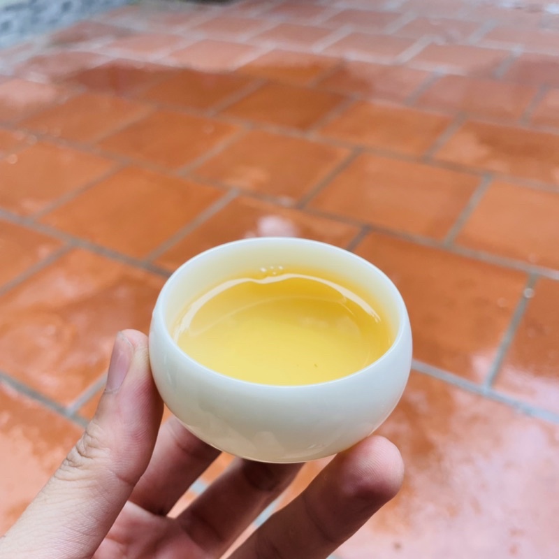 Chén Uống Trà Sứ Bạch Định Thấu Quang Cảnh Đức Trấn