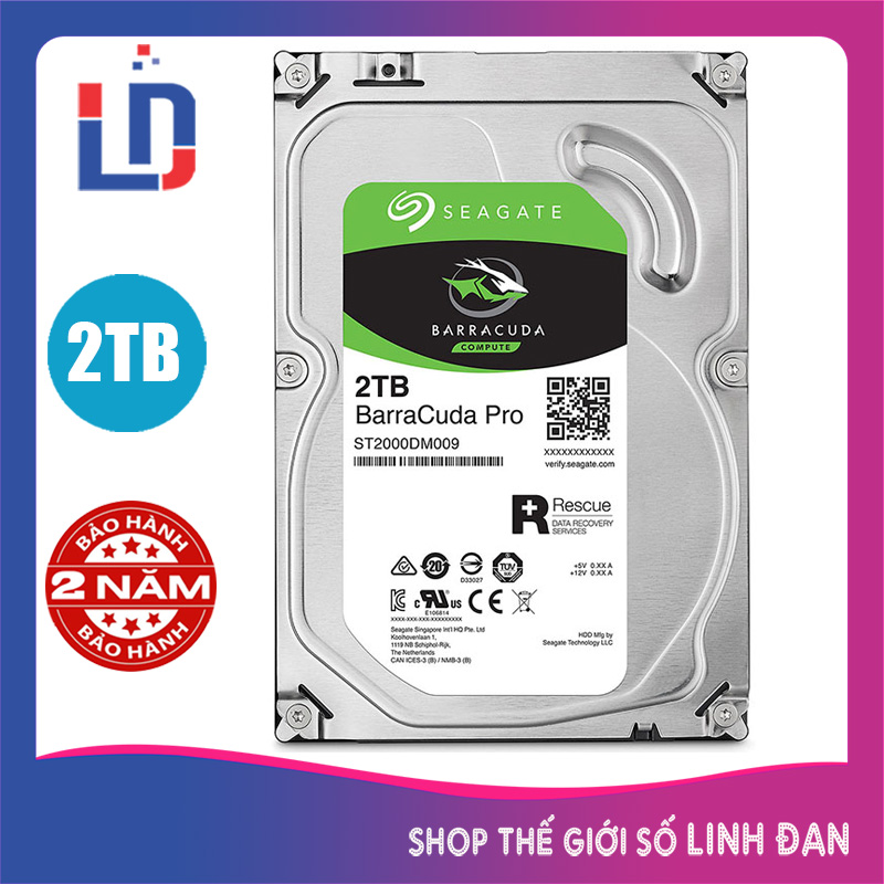 [Trả góp 0%]Ổ cứng máy tính Seagate Baracuda 6TB 4TB 2TB - BT TH