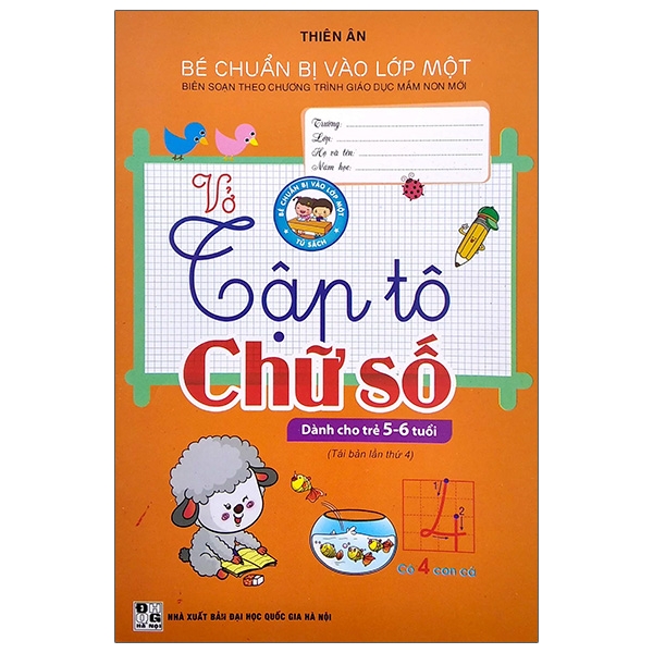 Fahasa - Vở Tập Tô Chữ Số (Dành Cho Trẻ 5-6 Tuổi)