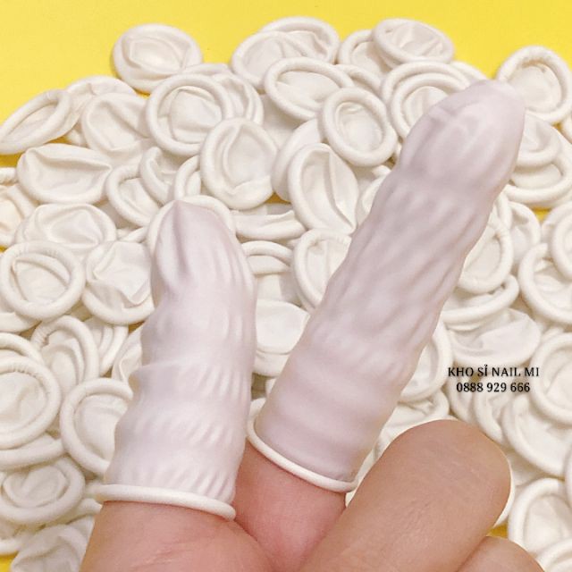 Bọc ngón tay cao su (100c/túi) MOON NAIL