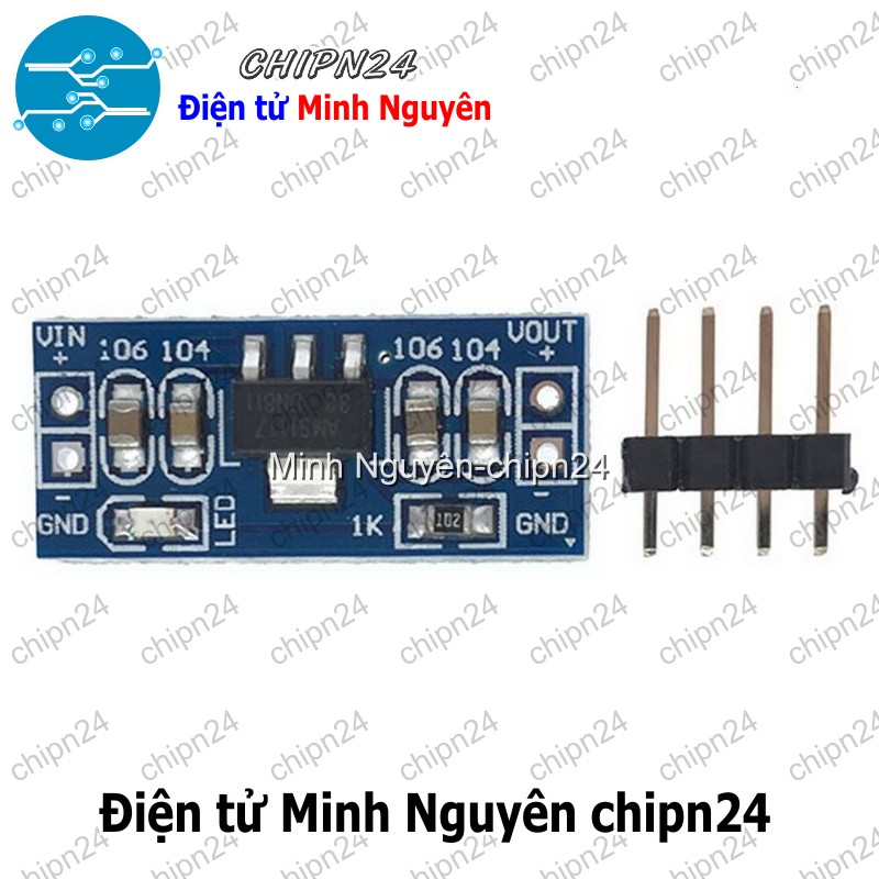 [1 cái] (D18) Mạch Nguồn 3V3 Mini AMS1117 - HH000996