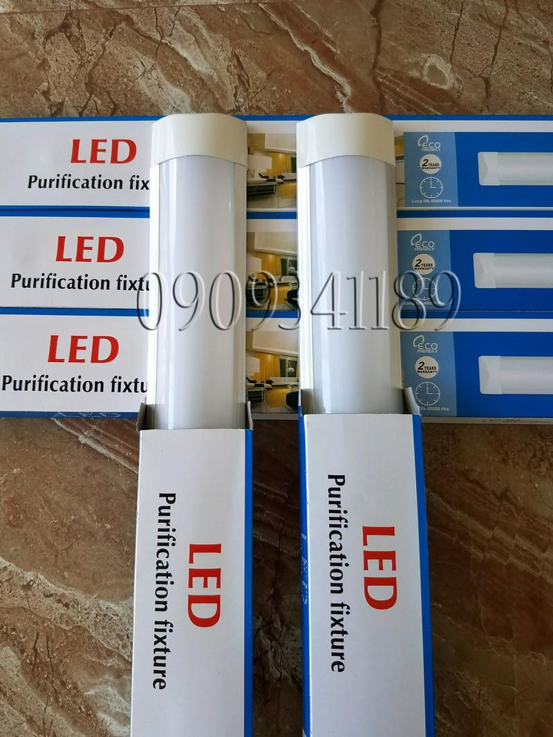 [HCM]Bộ 4 Đèn Led Tuýp Bán Nguyệt 1m2 ( 1.2m ) 40W Sáng Trắng