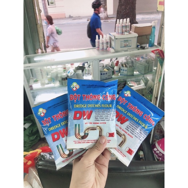 [ COMBO 3 gói bột thông cống DW ]
