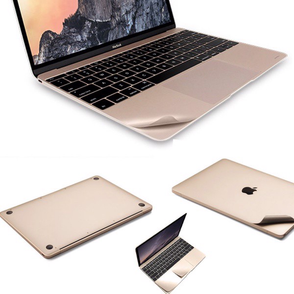 Bộ dán JCPAL 5 in 1 cho Macbook 12inch ( 4 màu)