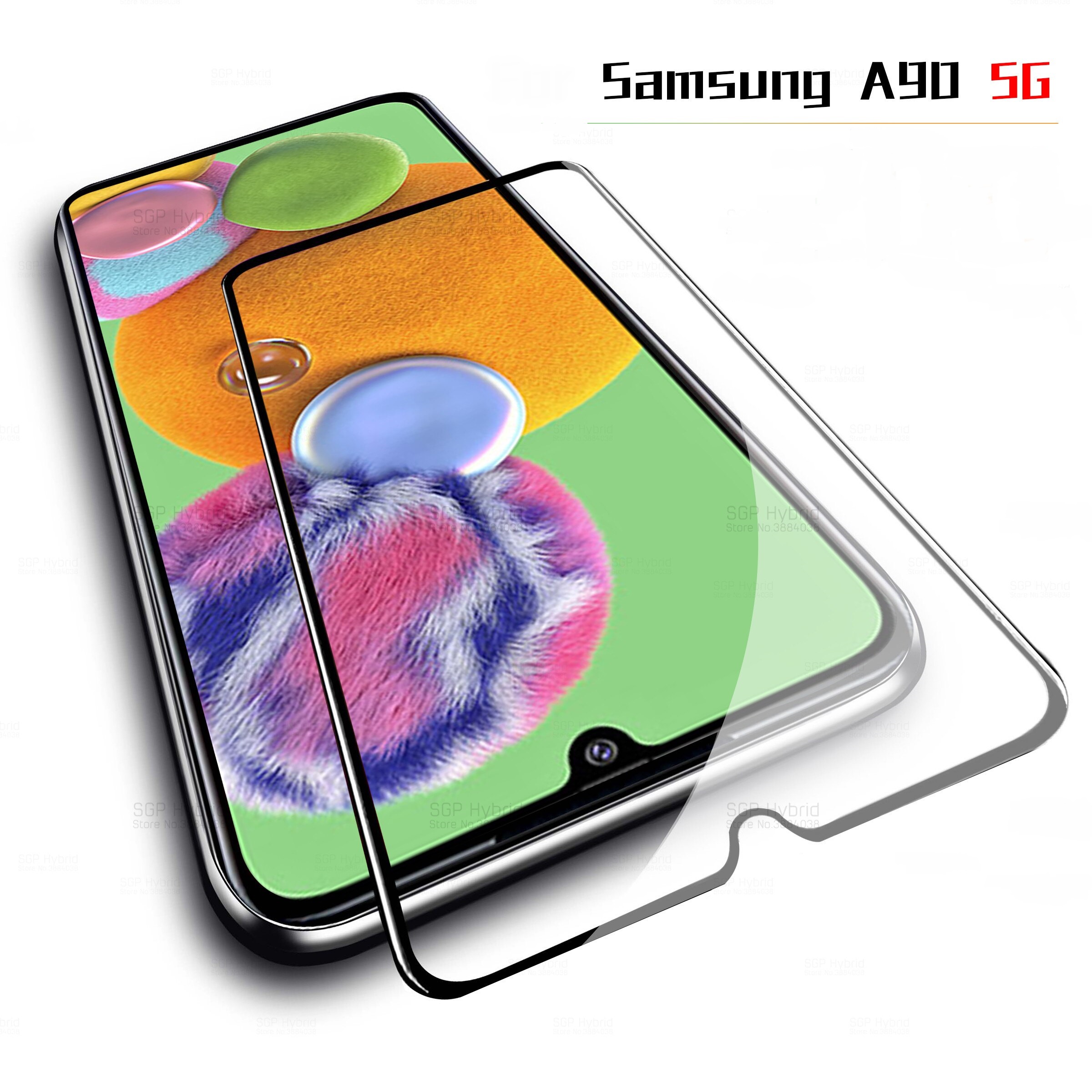 Cường lực full màn Samsung Galaxy A90 5G (Đen)