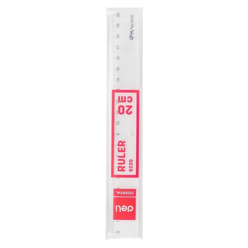 Thước kẻ Deli 20 / 30 / 50cm.
