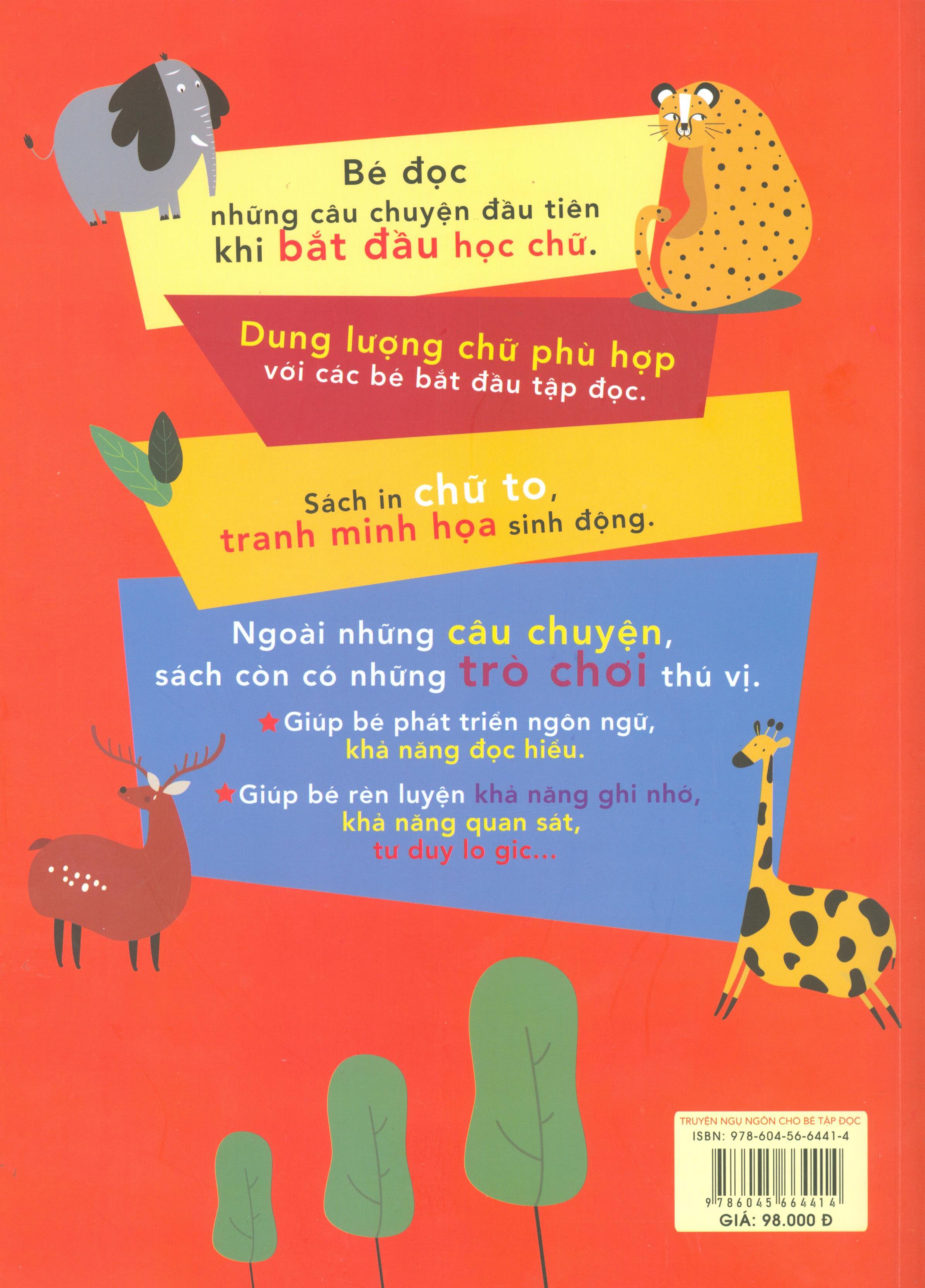 Truyện Ngụ Ngôn Cho Bé Tập Đọc