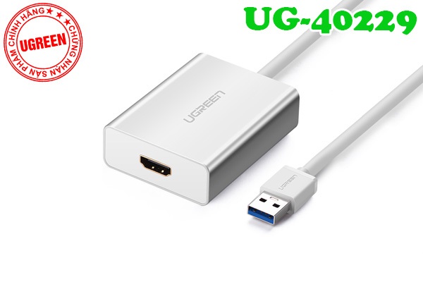 Cáp chuyển USB 3.0 sang HDMI tốc độ cao Ugreen 40229