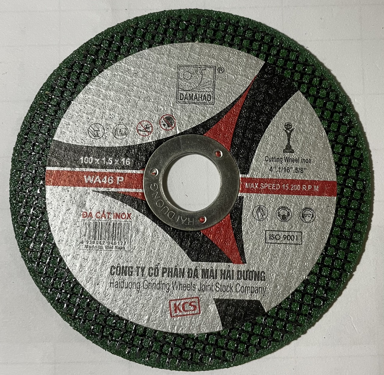 Đá cắt xanh,đen 1 tấc 100x1.5x16mm hải dương hàng chính hãng công ty