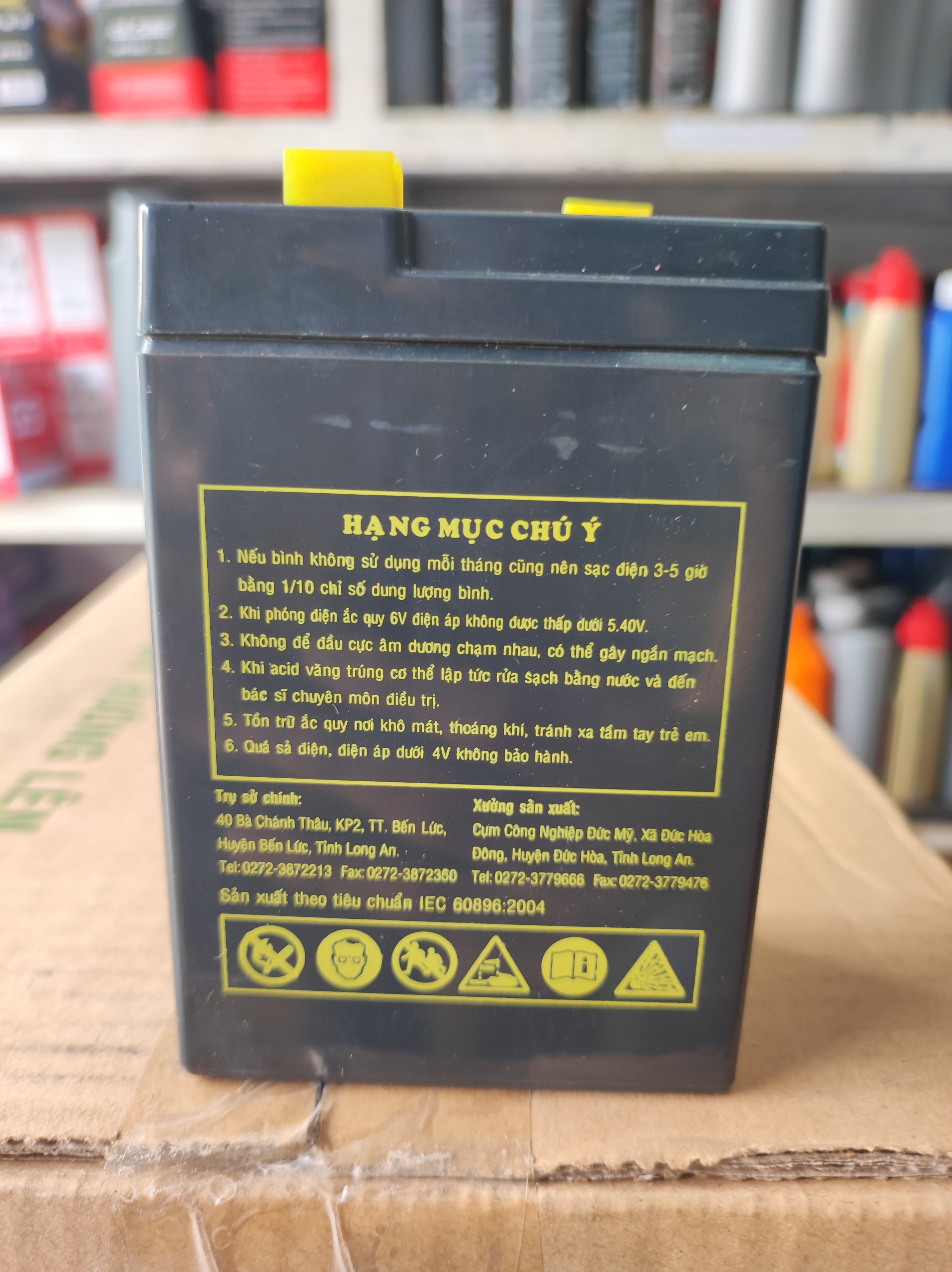 ắc quy Long WP5-6 (6V - 5Ah)