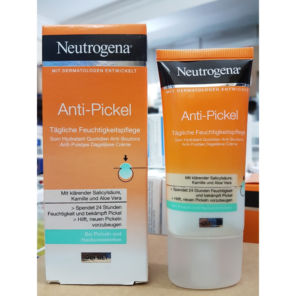 Kem dưỡng da Neutrogena Anti Pickel hàng Đức -