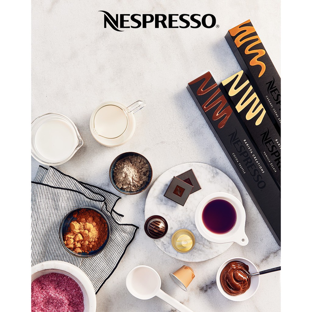 Cà Phê Viên Nén Nespresso Dòng Caramel - Vanilla - Cocoa, New Date