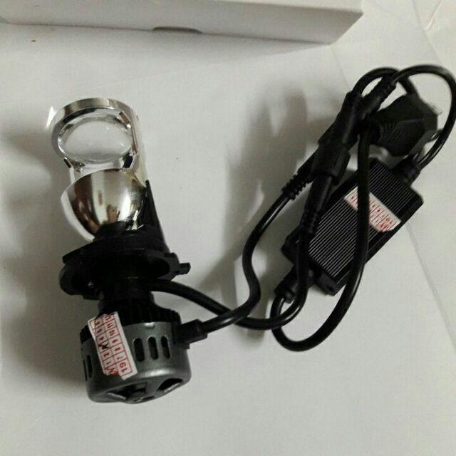 Đèn led bi cầu mini chân H4 M01B