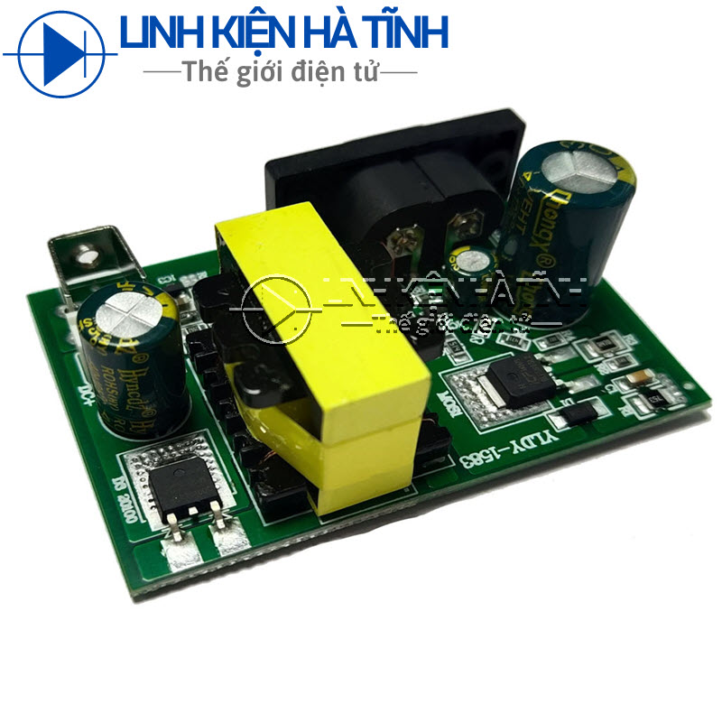 Mạch nguồn 15v3a nguồn loa kéo 15v 3a liền ổ cắm ac 220v