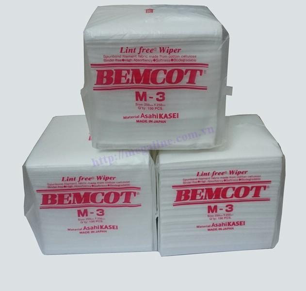 Khăn lau phòng sạch Bemcot M3, túi 100 cái