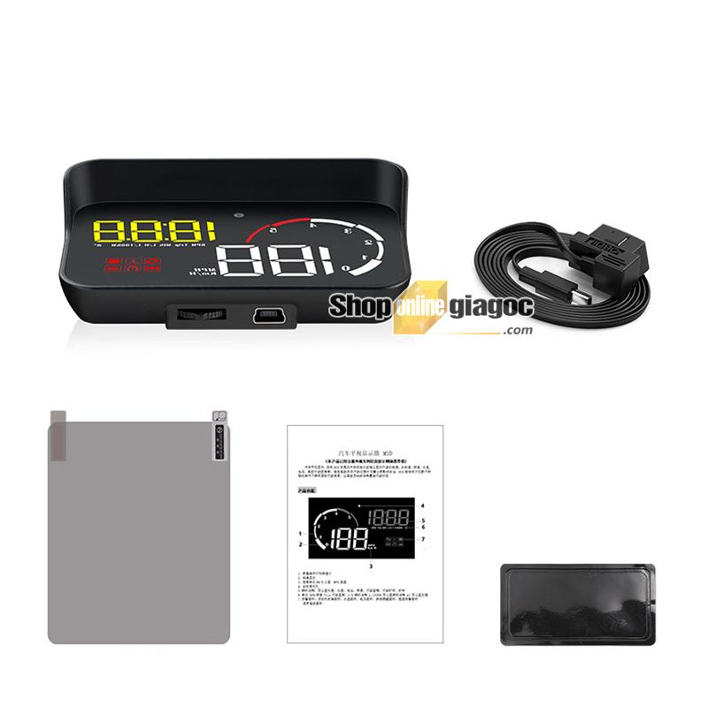 Hiển Thị Tốc Độ Trên Kính Lái HUD M10 OBD II