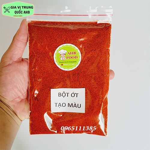 Bột Ớt Tạo Màu Đẹp, ít cay 100g