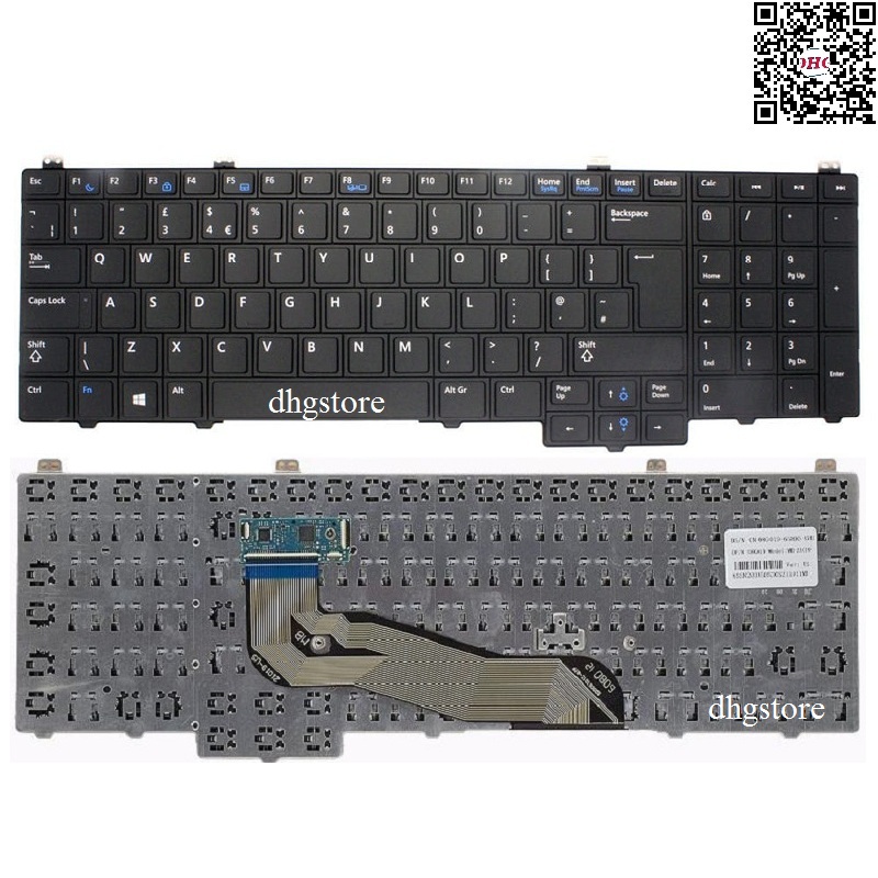 Laptop keyboard for Dell Latitude 15-5000 E5540