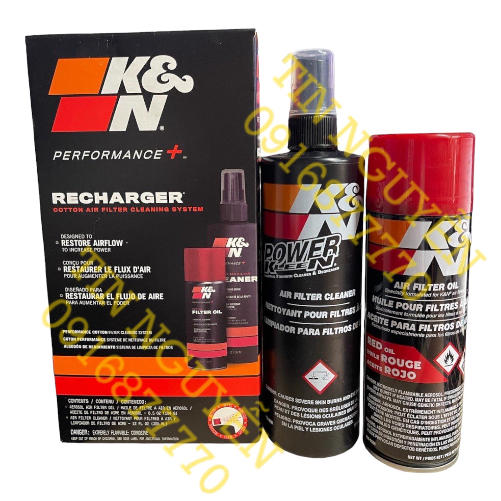 Bộ vệ sinh lọc gió KN chính hãng