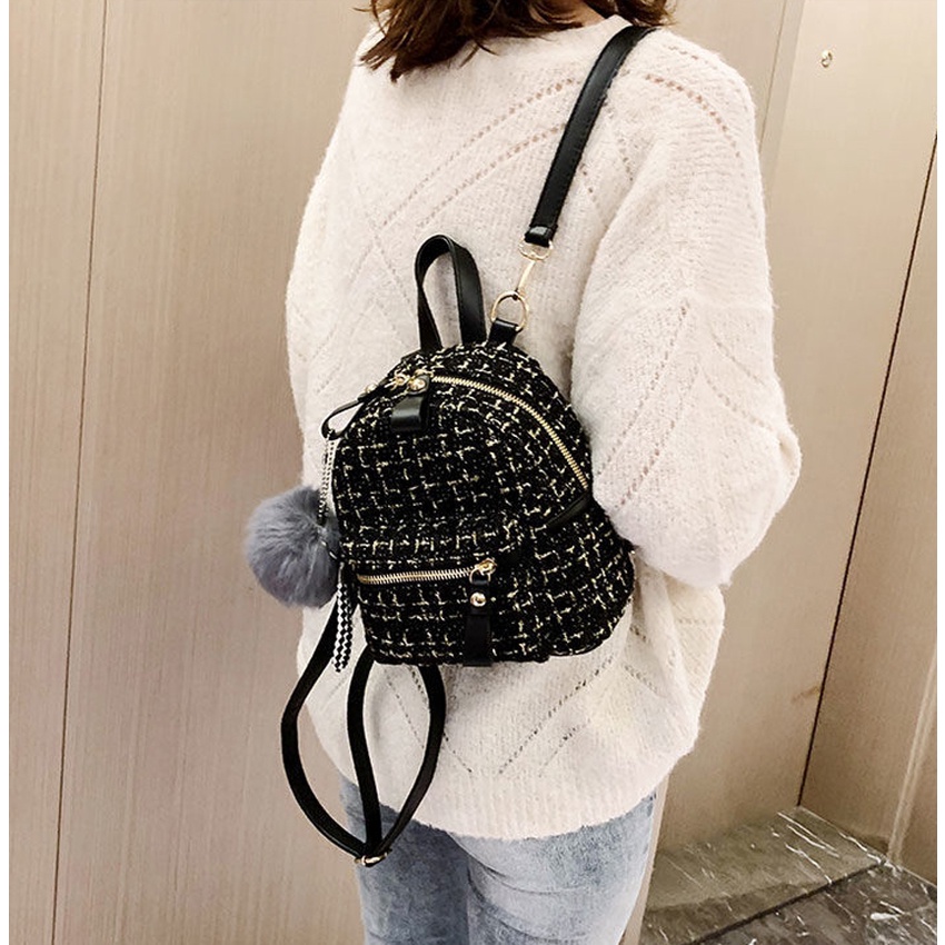 [HOT 2021] Balo mini thời trang chất liệu da dạ bachhoaonline668