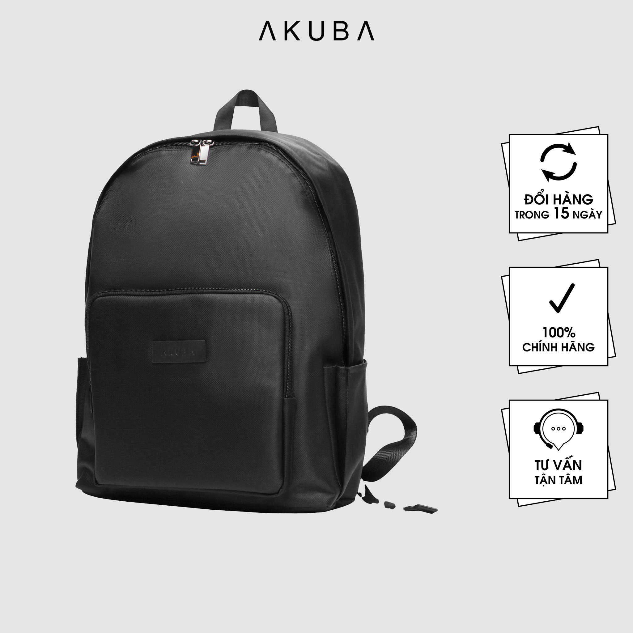Balo laptop chống nước 15.4 inches AKUBA chất liệu Oxford nhập khẩu