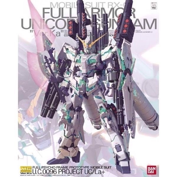 Mô hình Gundam Bandai MG Gundam Unicorn Full Armor Ver.Ka
